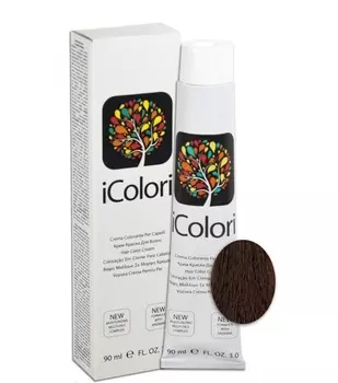 KAYPRO 5.55 краска для волос, светло-каштановый красное дерево интенсивный / ICOLORI 100 мл