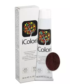 KAYPRO 6.2 краска для волос, темно-русый фиолетовый / ICOLORI 100 мл