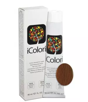 KAYPRO 7.34 краска для волос, золотисто-медный блондин / ICOLORI 100 мл