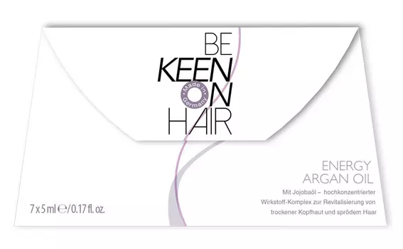 KEEN Масло аргановое энергетическое для волос / ENERGY ARGAN HAIR OIL 7*5 мл