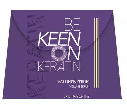 KEEN Сыворотка кератиновая для объема волос / KERATIN VOLUMEN SERUM 7*10 мл