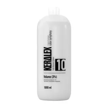 KERALEX Эмульсия окислительная 3%/10vol / KERALEX color symphony Creame Developer 1000 мл