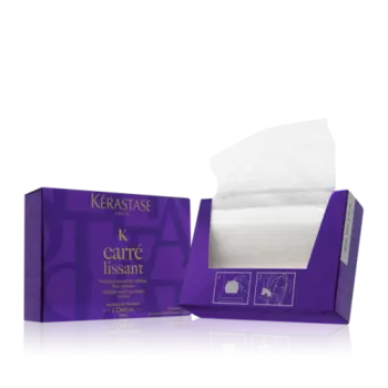 KERASTASE Ретуширующие салфетки для всех типов волос / СТАЙЛИНГ КАРЕ ЛИССАН 50шт
