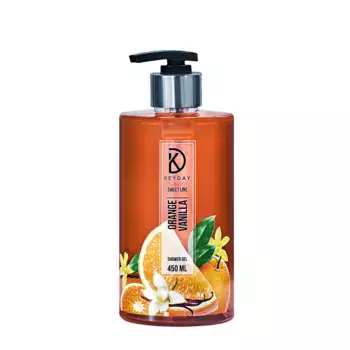 KEYDAY Гель для душа апельсин-ваниль / KeyDay Sweet Line Orange Vanilla 450 мл