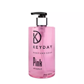 KEYDAY Мыло жидкое парфюмированнное розовое / KeyDay Pink 450 мл