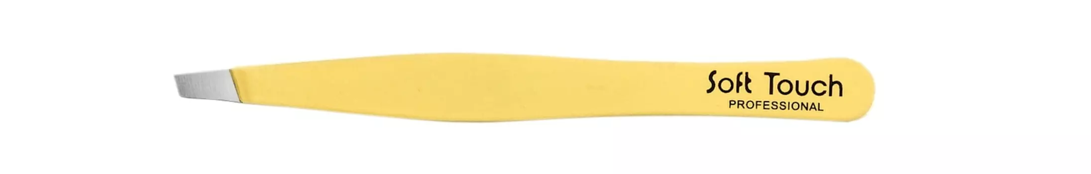 KIEPE Пинцет для бровей Soft touch цитрон