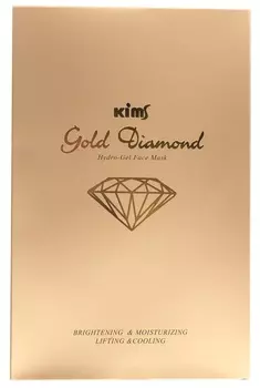 KIMS Маска гидрогелевая золотая для лица / Gold Diamond Hydro-Gel Face Mask 5*30 г