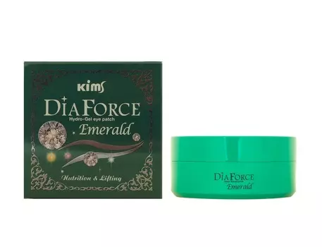 KIMS Патчи гидрогелевые Сила Изумруда / Dia Force Emerald Hydro-Gel Eye Patch 60 шт