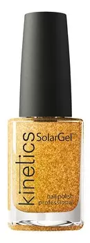 KINETICS 415 лак профессиональный для ногтей / SolarGel Polish Sparkling 15 мл