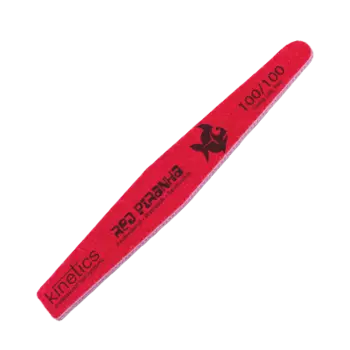 KINETICS Пилка профессиональная, высокая износостойкость 100/100 / Red Piranha