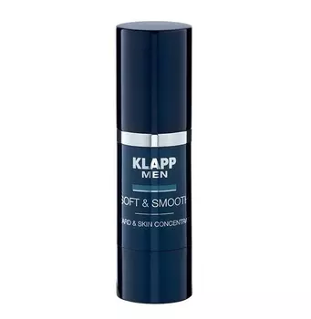KLAPP Концентрат для ухода за бородой и кожей лица / Men Soft &amp; Smooth Concentrate 15 мл