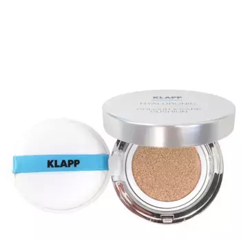 KLAPP Крем тональный увлажняющий кушон, тон светлый / Hyaluronic Color & Care Cushion Found 15 гр