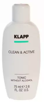 KLAPP Тоник без спирта для лица / CLEAN &amp; ACTIVE 75 мл