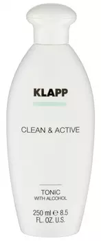 KLAPP Тоник со спиртом для лица / CLEAN & ACTIVE 250 мл