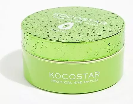 KOCOSTAR Патчи гидрогелевые для глаз Тропические фрукты, папайя / Tropical Eye Patch Papaya Jar 60 патчей