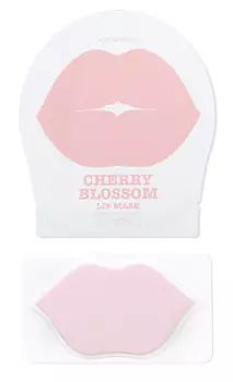 KOCOSTAR Патчи гидрогелевые для губ, цветущая вишня / Cherry Blossom Lip Mask Single Pouch 1 патч
