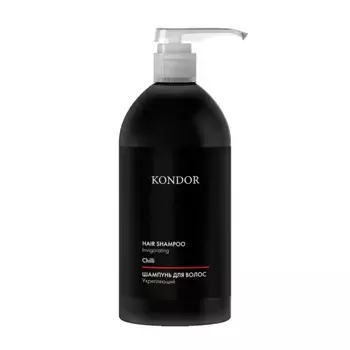 KONDOR Шампунь укрепляющий для волос, чили / Hair&Body 750 мл