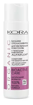 KORA Бальзам ополаскиватель для чувствительной кожи головы с природным комплексом Alpaflor 250 мл