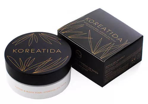 KOREATIDA Патчи гидрогелевые с пептидами и экстрактом жемчуга для глаз / peptide & black pearl hydrogel eye patch 60 шт