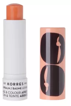 KORRES Бальзам-стик уход и цвет для губ, абрикос 5 мл