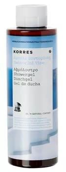 KORRES Гель для душа, вино санторини 250 мл