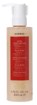 KORRES Крем-пенка очищающая, дикая роза 200 мл