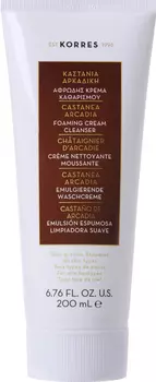 KORRES Крем-пенка очищающая, каштан аркадия 200 мл