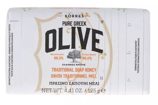 KORRES Мыло греческое традиционное, мед 125 г