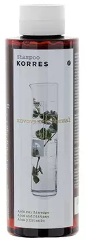 KORRES Шампунь для нормальных волос, алоэ и дикий бадьян 250 мл
