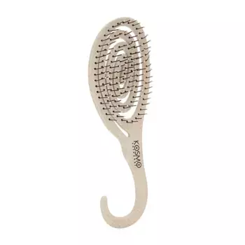 KOSMO SHTUCHKI Расческа с крючком, бежевая / KOSMO SHTUCHKI