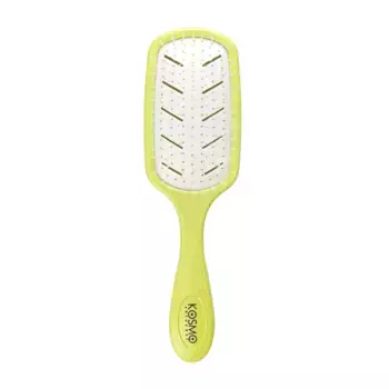 KOSMO SHTUCHKI Расчёска массажная 5339-B4, зеленая / KOSMO SHTUCHKI