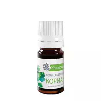 КРЫМСКИЕ МАСЛА Масло эфирное кориандра, капельный дозатор / Крымские масла 5 мл