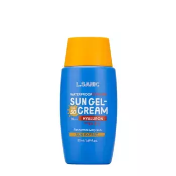 L.SANIC Крем-гель солнцезащитный увлажняющий водостойкий для лица с гиалуроновой кислотой SPF 50/PA++++ / L.Sanic 50 мл