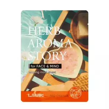 L.SANIC Маска тканевая с экстрактом красного апельсина и эффектом ароматерапии / L.Sanic 25 мл