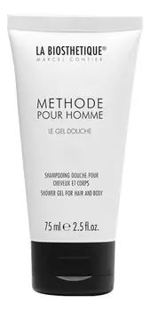LA BIOSTHETIQUE Гель-шампунь с увлажняющим комплексом для душа, для мужчин / Le Gel Douche 75 мл