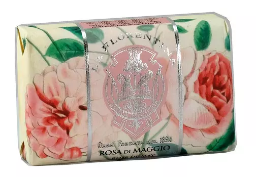 LA FLORENTINA Мыло натуральное, майская роза / Rose of May 200 г