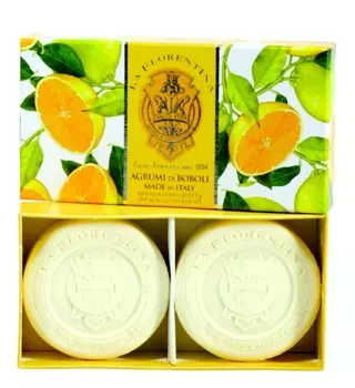 LA FLORENTINA Набор натурального мыла, цитрус / Citrus 2 х 115 г