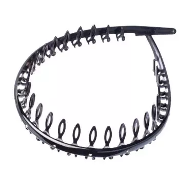 LA FRANCE Ободок-гребень, черный