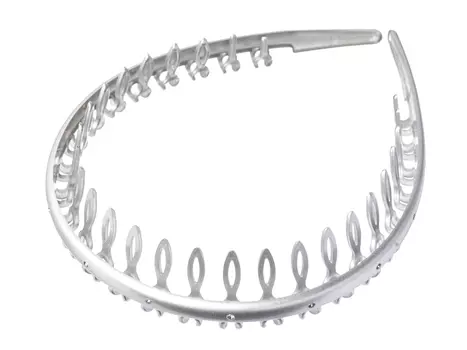 LA FRANCE Ободок-гребень, серебристый