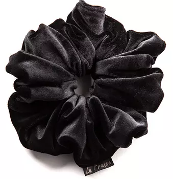 LA FRANCE Резинка бархатная, цвет черный