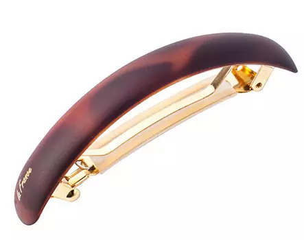 LA FRANCE Заколка-автомат Леони, коричневый матовый