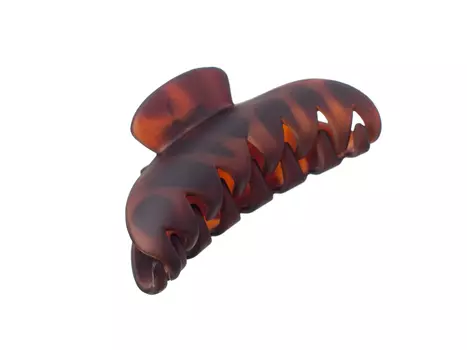 LA FRANCE Заколка-краб Классика, коричневый