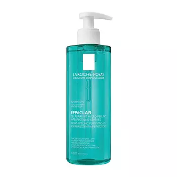 LA ROCHE-POSAY Гель очищающий микроотшелушиващий для лица и тела / EFFACLAR 400 мл