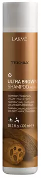 LAKME Шампунь для поддержания оттенка окрашенных волос, коричневый / ULTRA BROWN SHAMPOO 300 мл