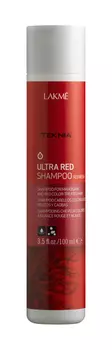 LAKME Шампунь для поддержания оттенка окрашенных волос, красный / ULTRA RED SHAMPOO 100 мл