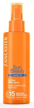 LANCASTER Молочко-спрей обезжиренное Великолепный загар SPF 15 / Sun Beauty Care 150 мл