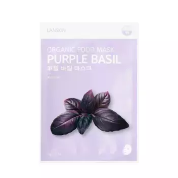 LANSKIN Маска тканевая с базиликом / LanSkin 21 гр
