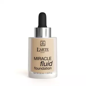 LARTE DEL BELLO Флюид тональный легкий, тон 501 / MIRACLE FLUID 30 г