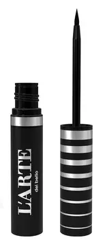 LARTE DEL BELLO Подводка жидкая стойкая матовая для глаз, черная / ONE LOOK.ONE SHOT 3 мл