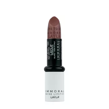 LAYLA COSMETICS Помада блестящая для губ, №11 / IMMORAL SHINE LIPSTICK ONE WISH GHOSTLING 4 гр